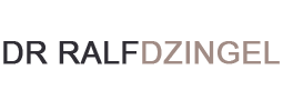 Dr Zingel Logo mit Schriftzug "DR RALF DZINGEL".